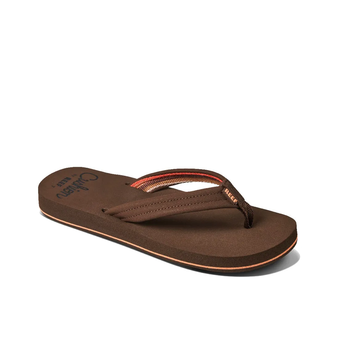 REEF Women's Cushion Breeze Flip Flop - Chocolate