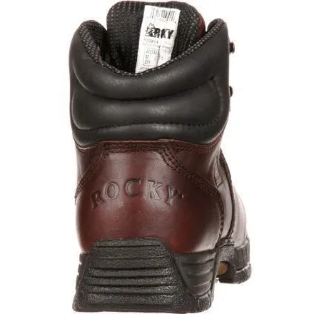 Rocky Men's Mobilite 6" Steel Toe WP Work Boot - Brown - FQ0006114