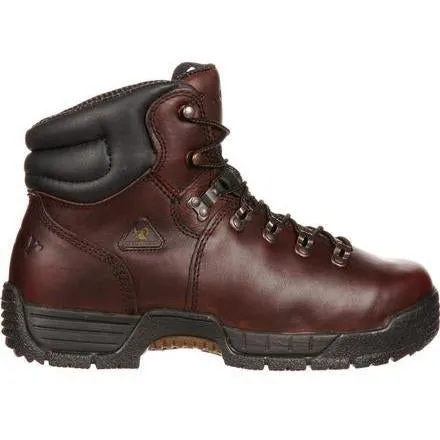 Rocky Men's Mobilite 6" Steel Toe WP Work Boot - Brown - FQ0006114