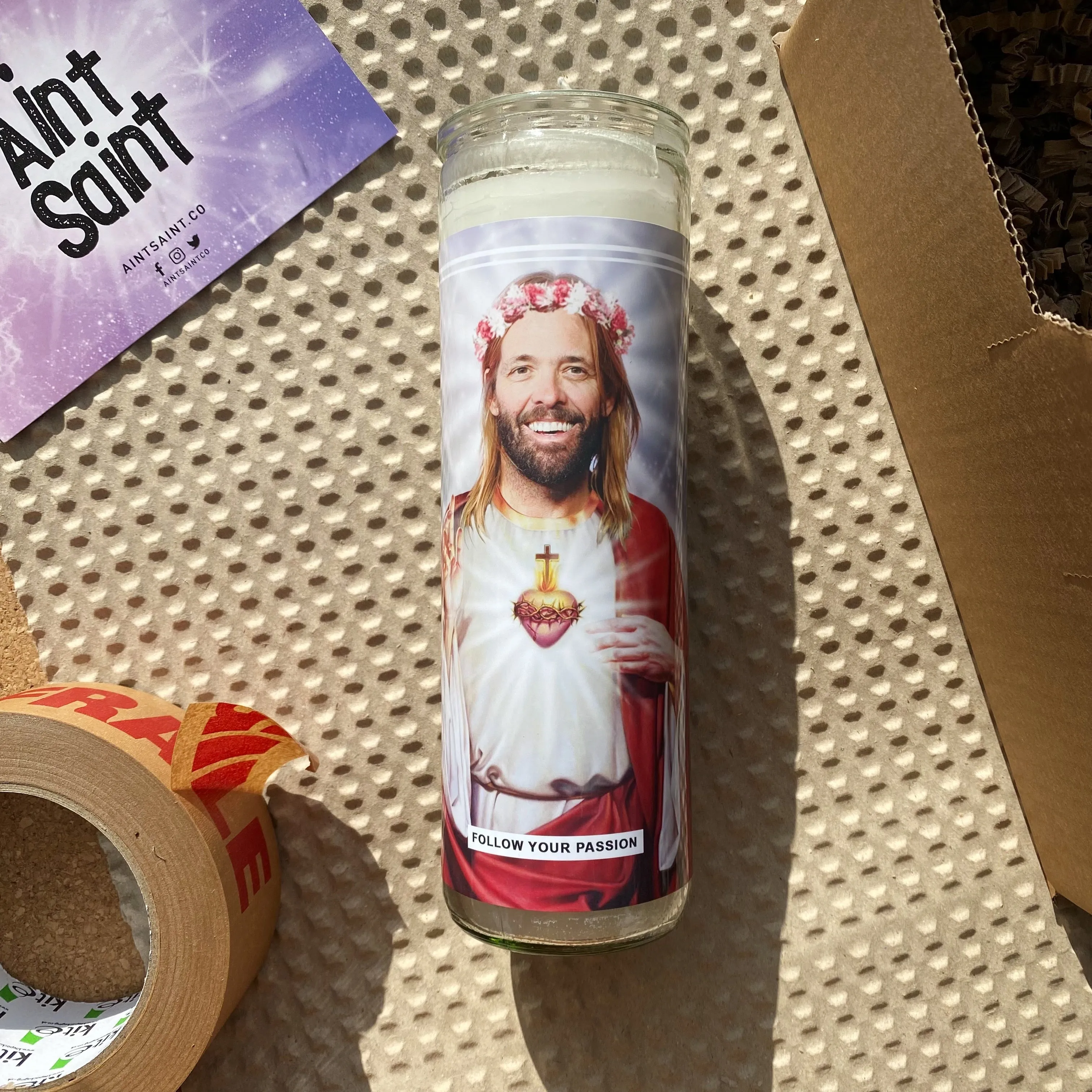 Saint Taylor Hawkins Prayer Candle