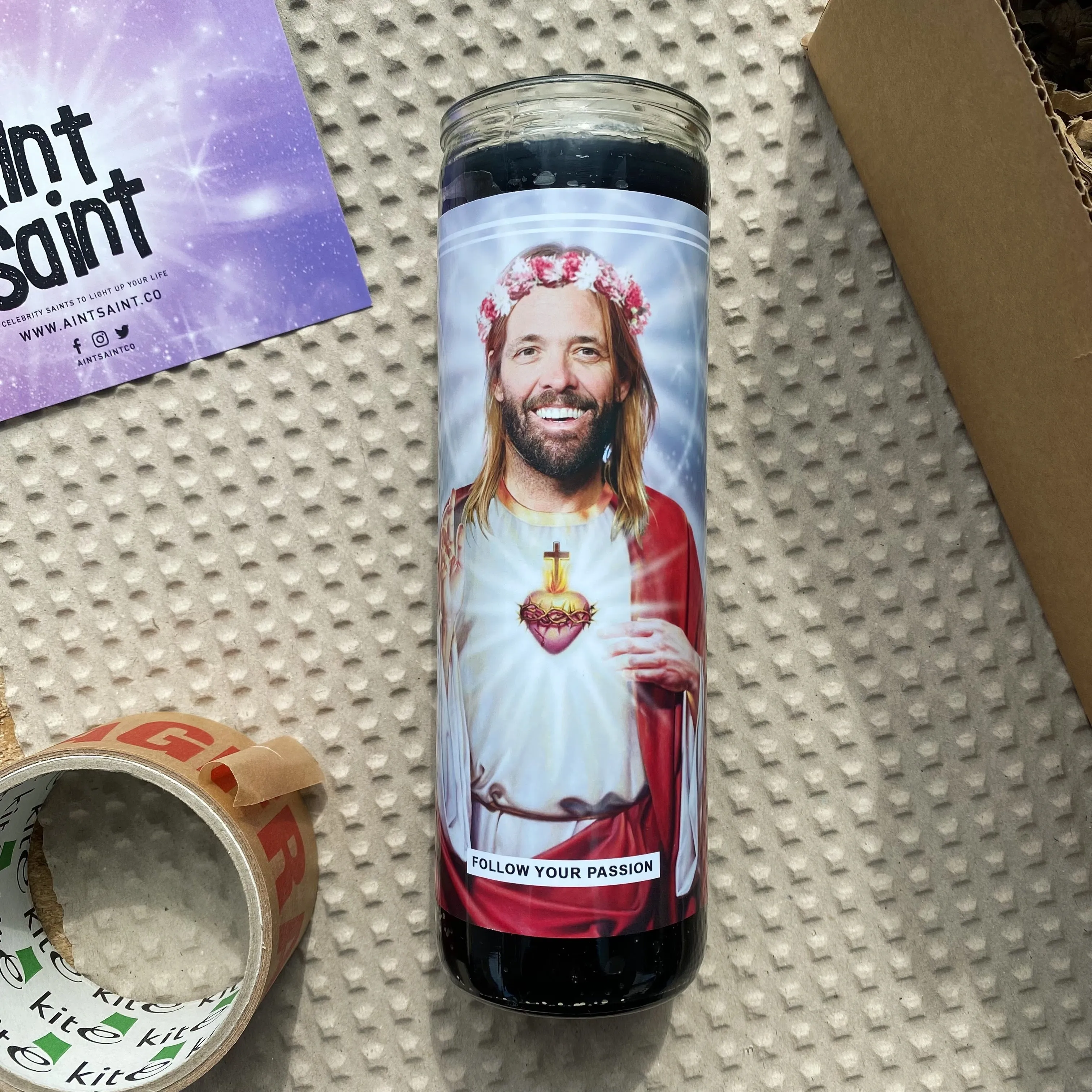 Saint Taylor Hawkins Prayer Candle