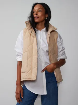 Sleeveless Quilted Puffer Vest