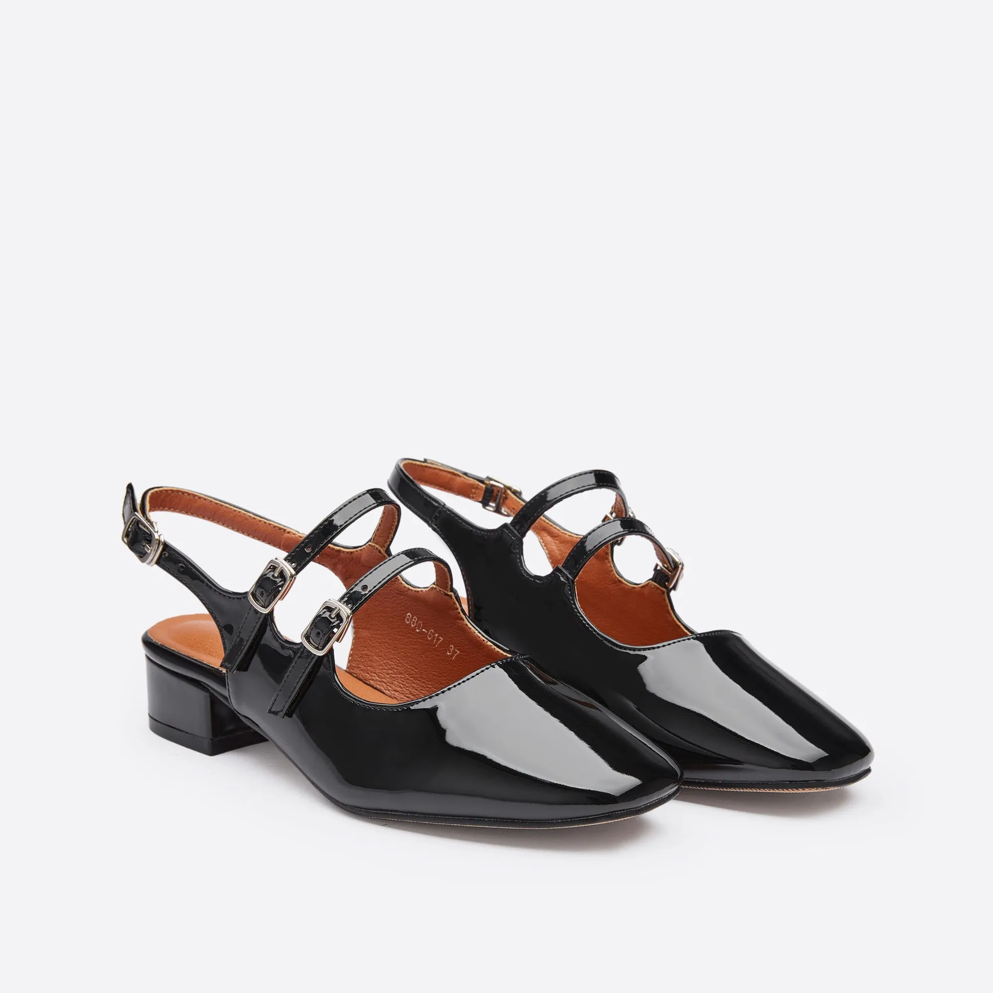 Sohiwoo  Women Elegant Heeled Mary Janes