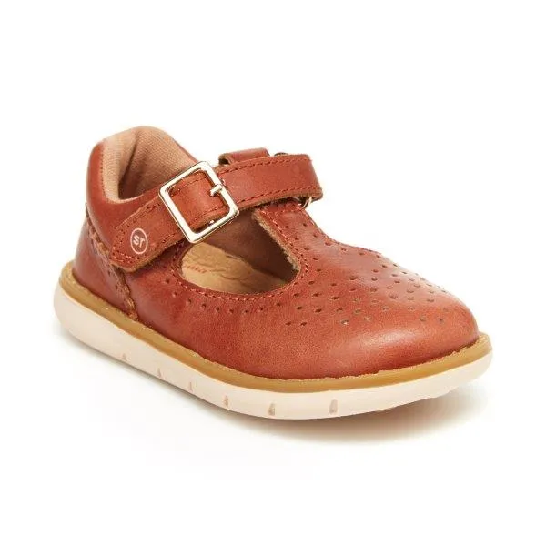 SRTech Nell T-Strap Shoe - Sierra Brown