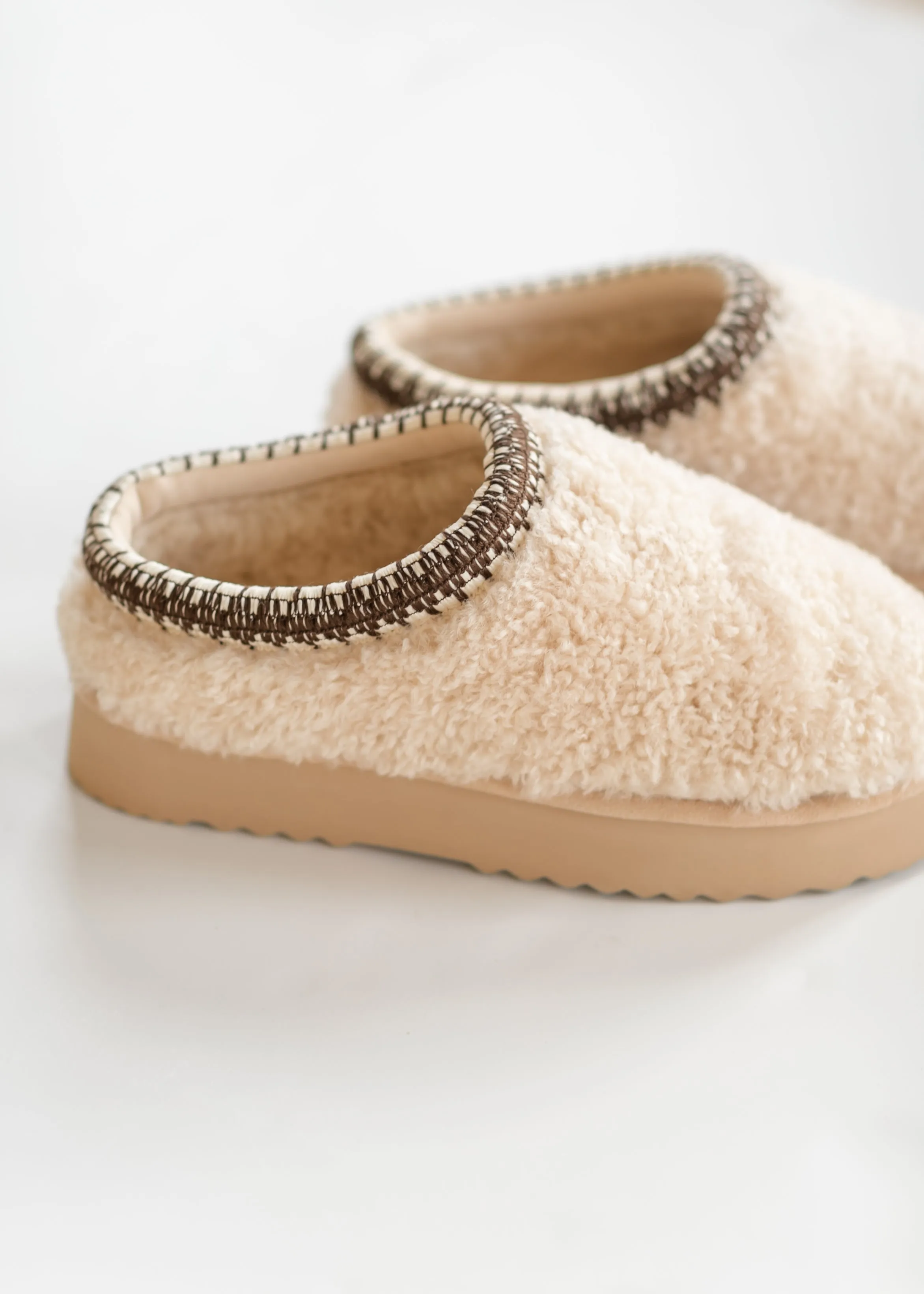 Steve Madden® Selena Faux Shearling Platform Slippers