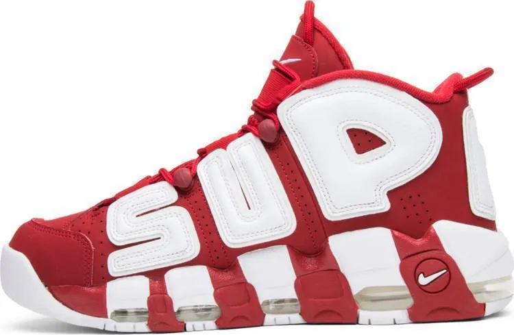 Supreme x Air More Uptempo 'Red' Snkeaker Shoes Basketball Men !!! CYBER MONDAY SALE !!!