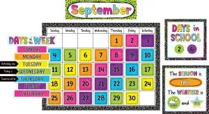 Teacher Created Resources Brights 4Ever Calendar Bulletin Board