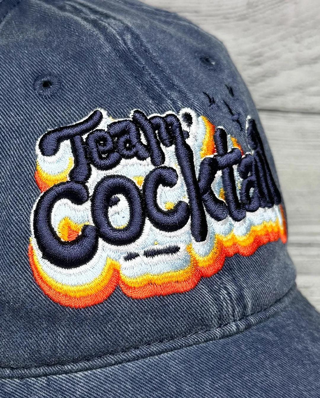 Team Cocktail RETRO 3D Denim 'Dad' Hat