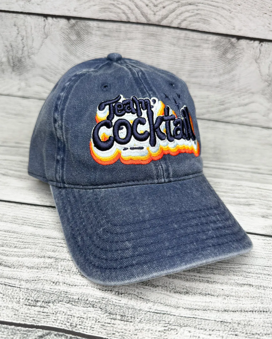 Team Cocktail RETRO 3D Denim 'Dad' Hat