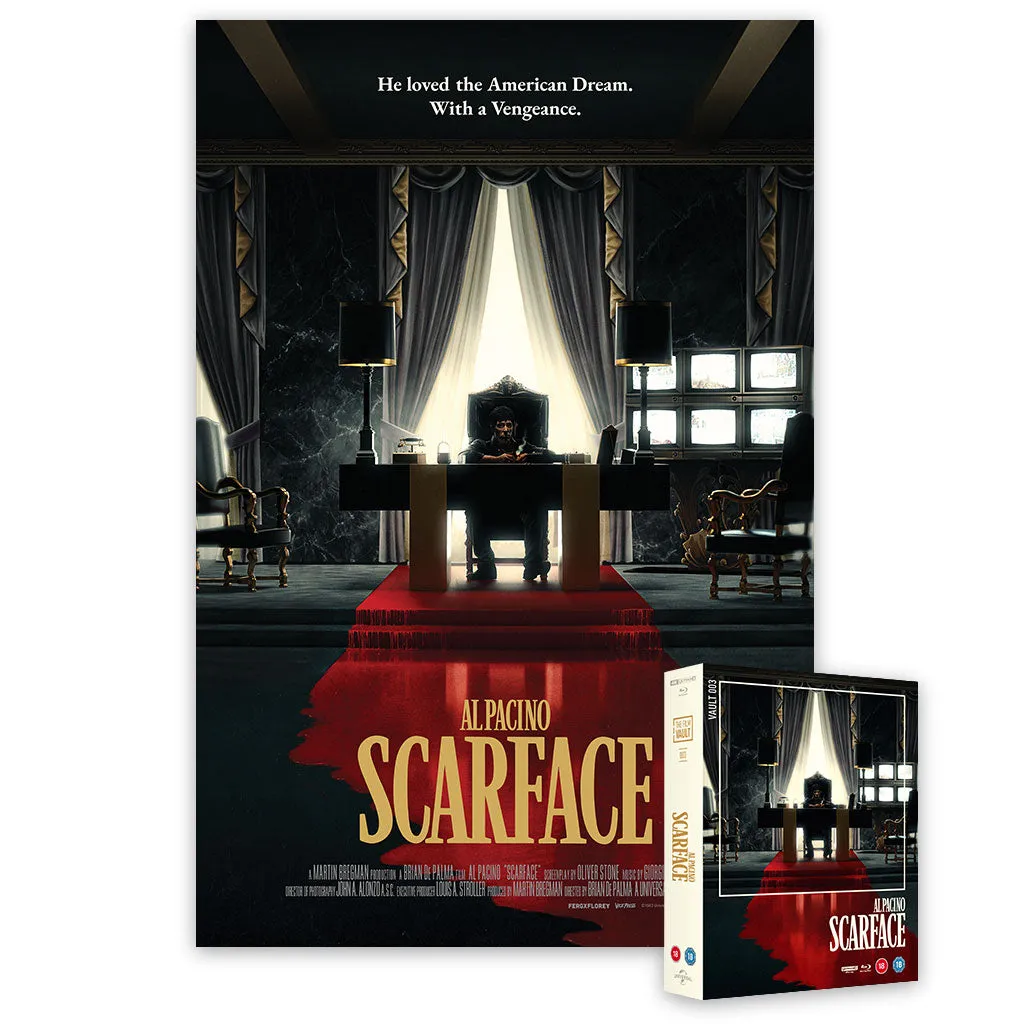 The Film Vault - Scarface 4K UHD & Exclusive Poster