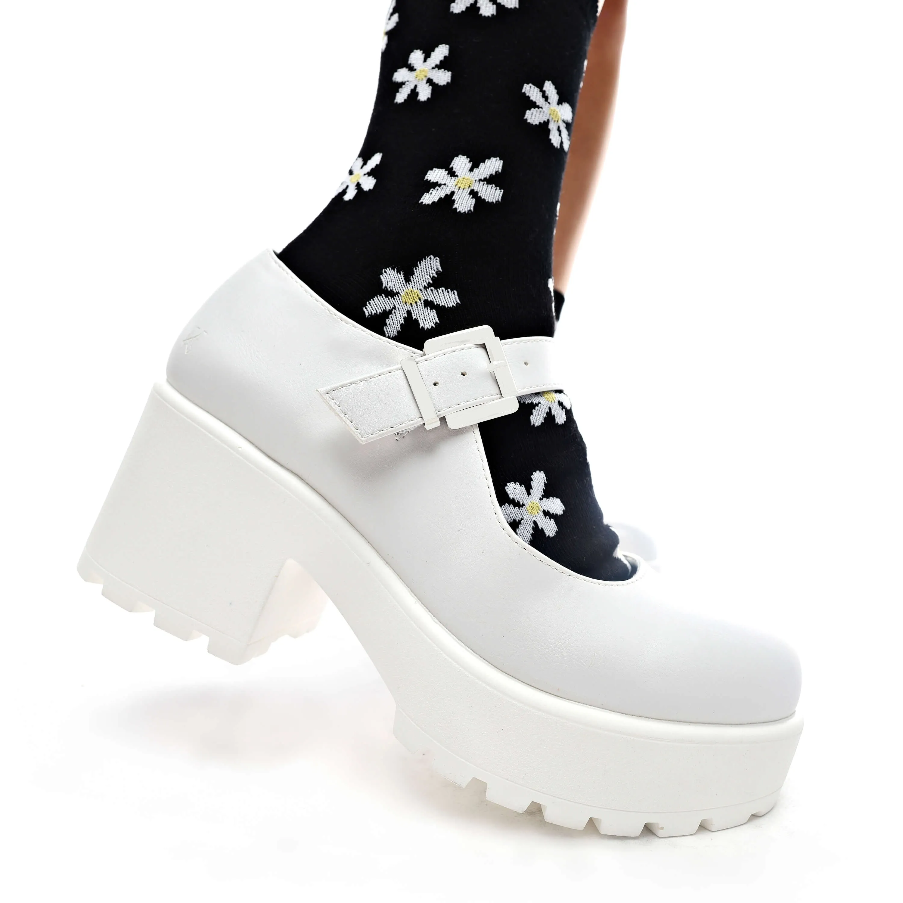 Tira Mary Jane Shoes 'White Washout Edition'