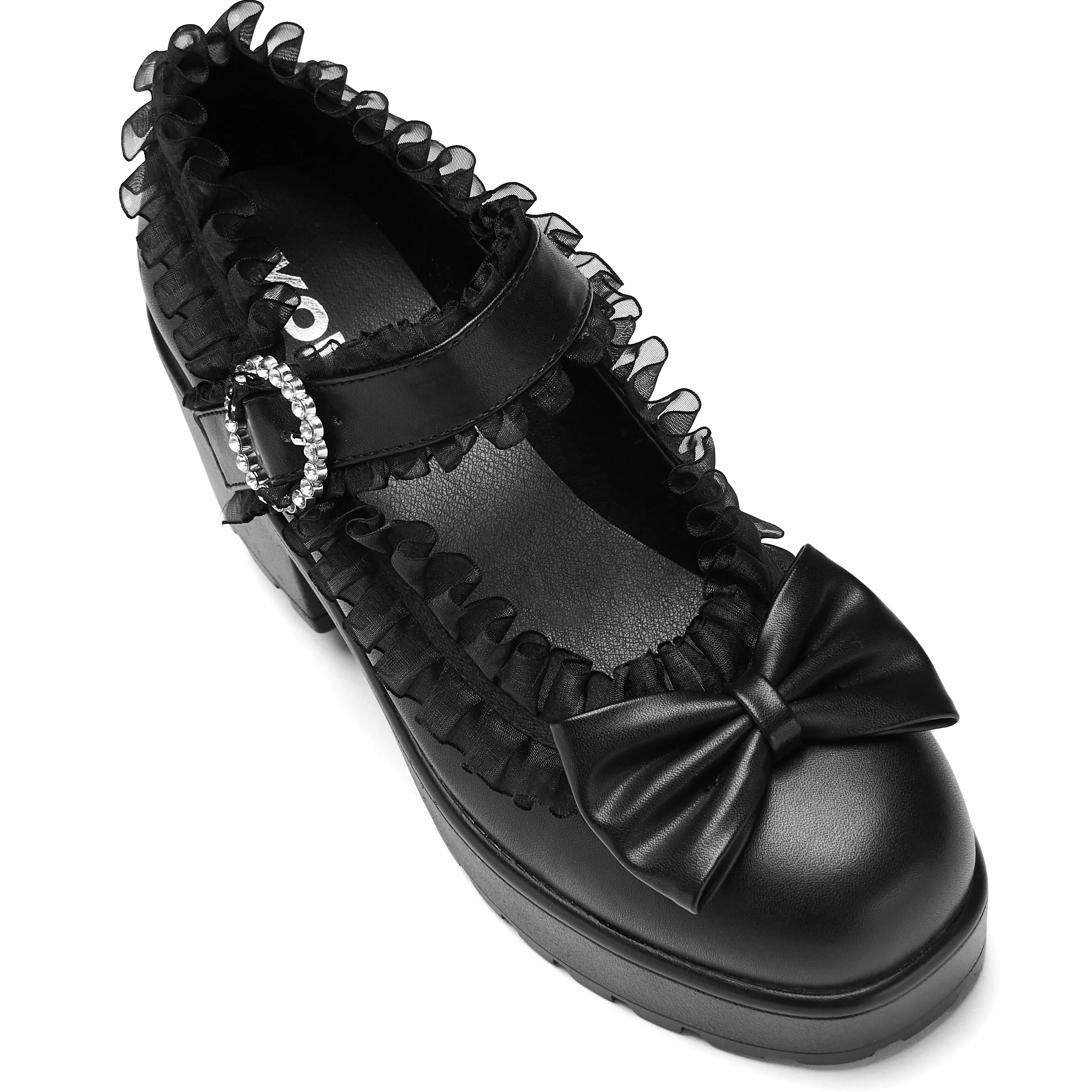 Tira Ruffle Mary Janes ‘ Dark Delights Edition’