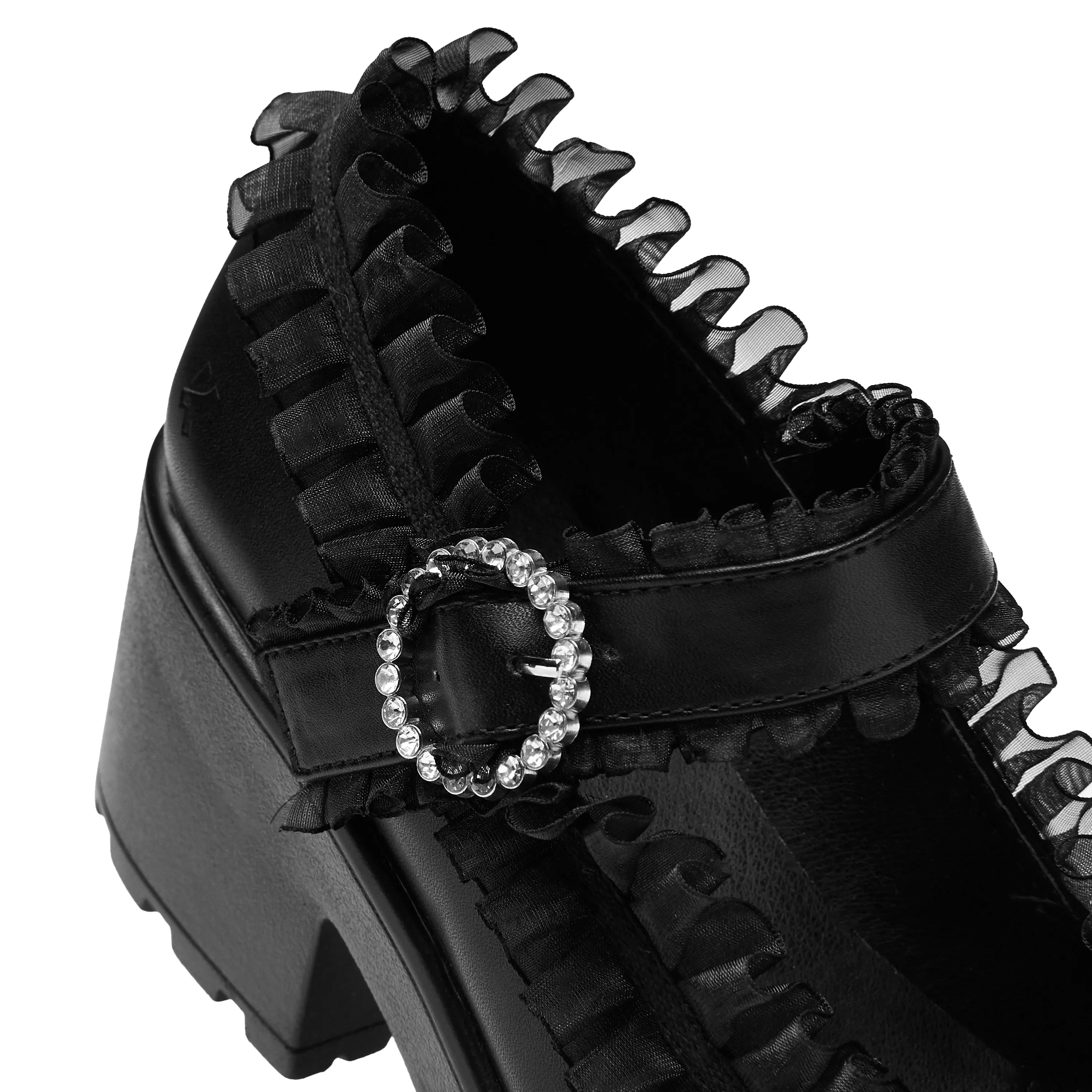 Tira Ruffle Mary Janes ‘ Dark Delights Edition’