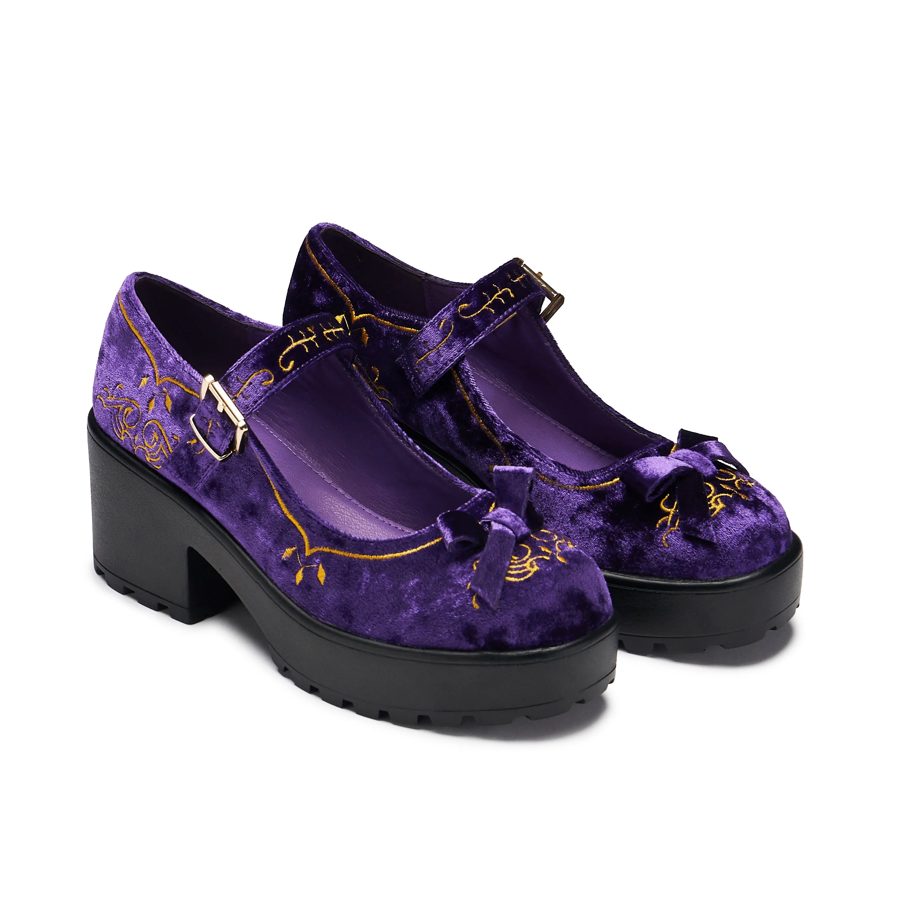 Tira Velvet Mary Janes ‘Royal Manor Edition’