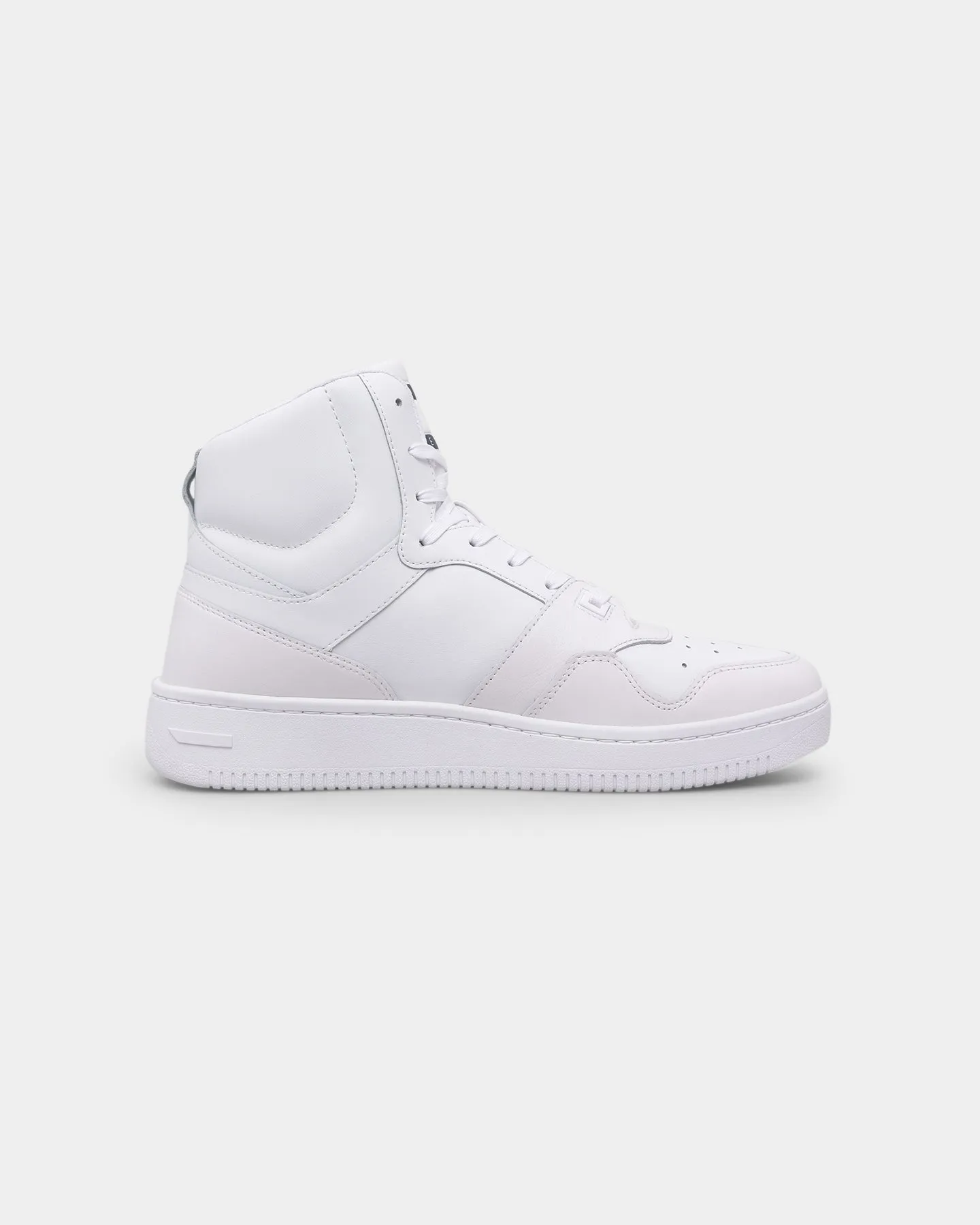 Tommy Jeans Mid Cut Basketball Trainers White