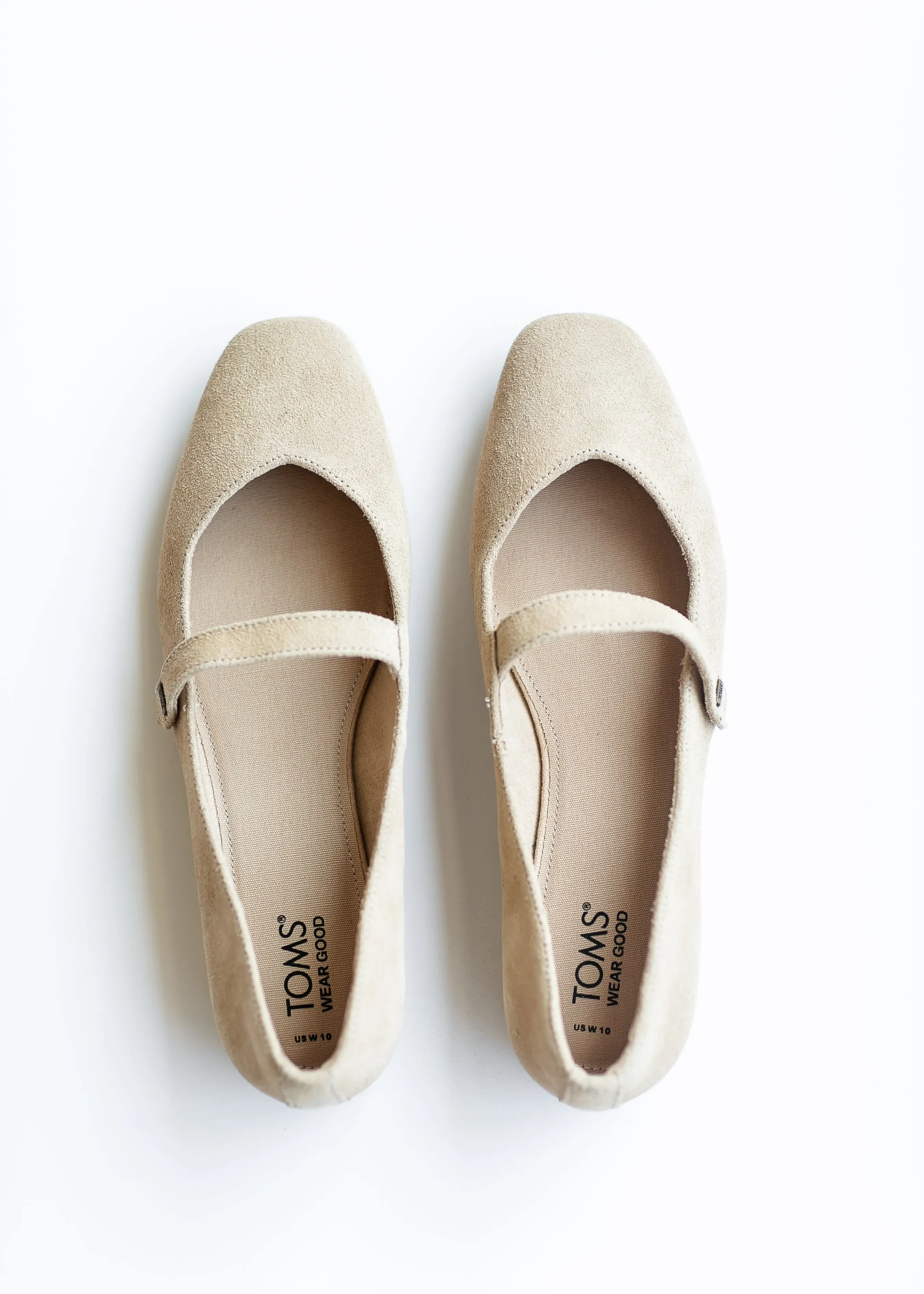 TOMS® Bianca Oat Suede Flats - FINAL SALE