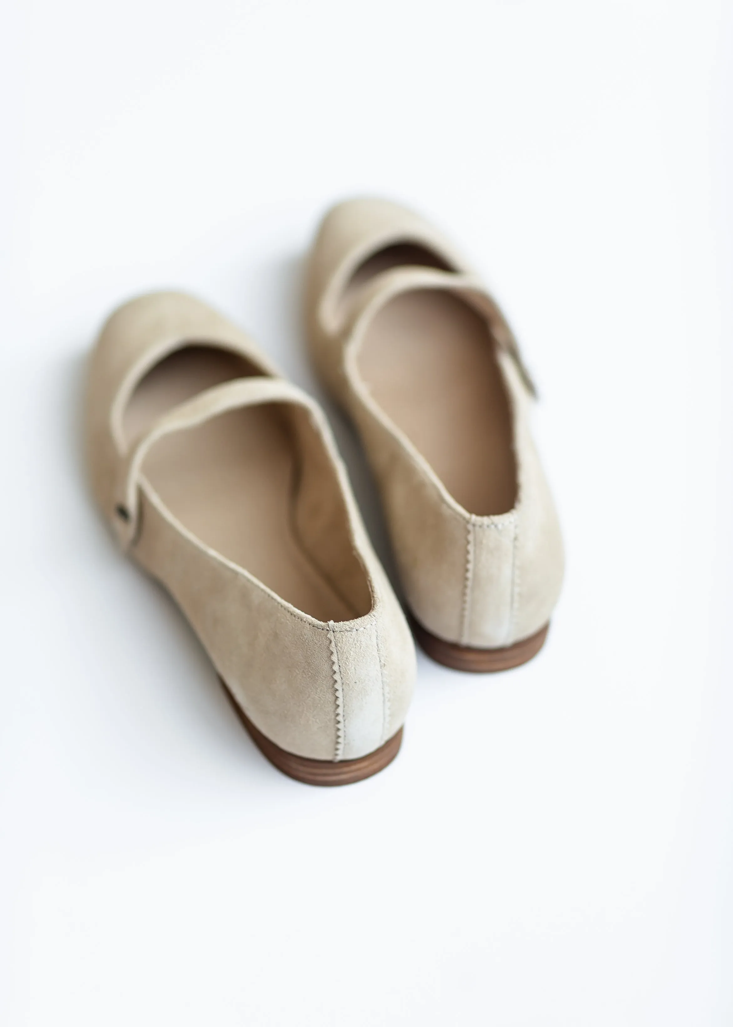 TOMS® Bianca Oat Suede Flats - FINAL SALE