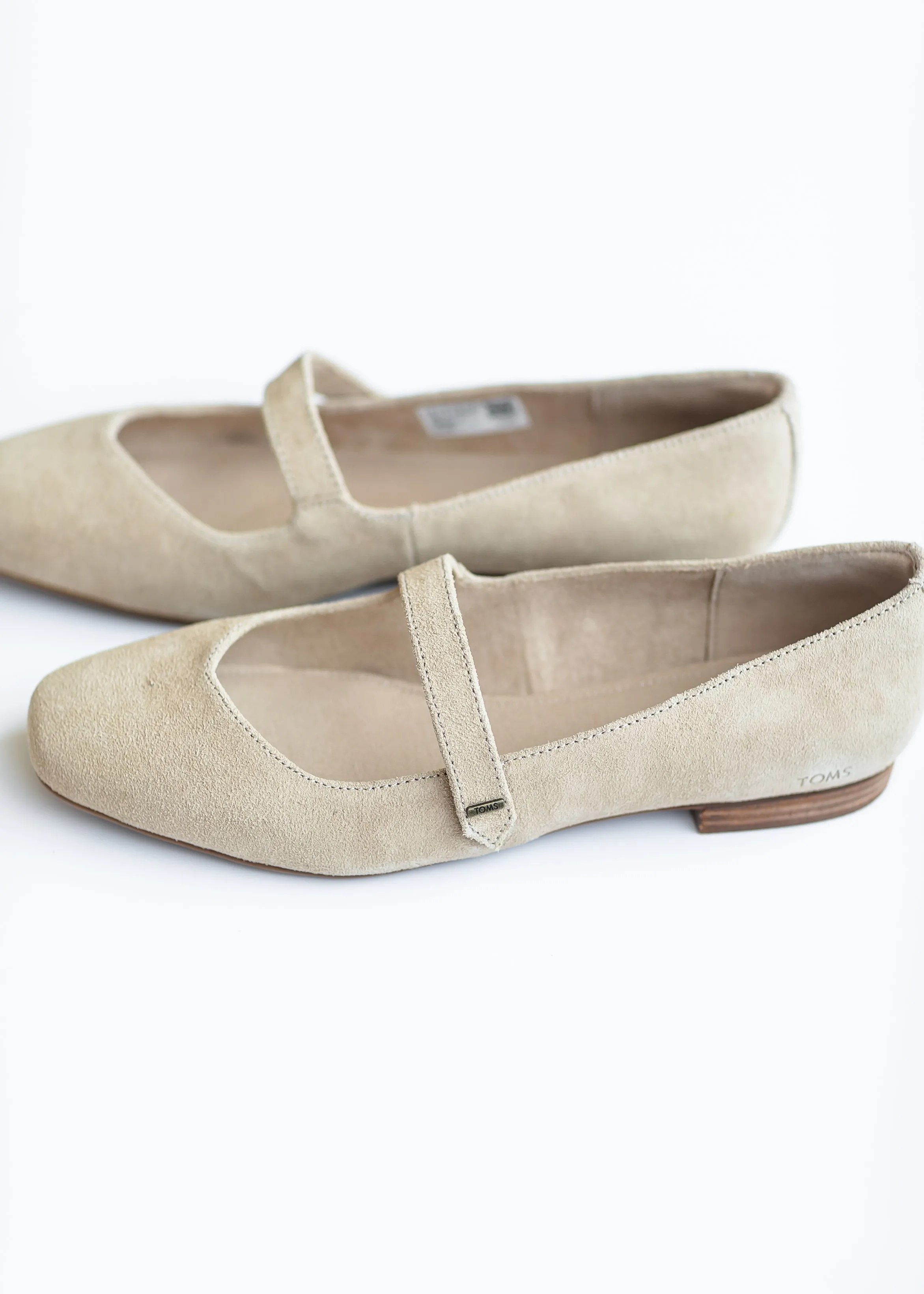 TOMS® Bianca Oat Suede Flats - FINAL SALE