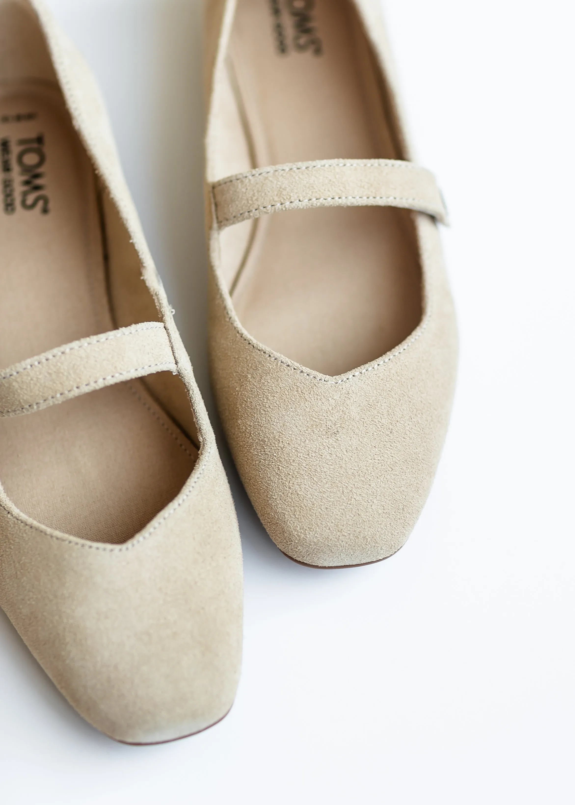 TOMS® Bianca Oat Suede Flats - FINAL SALE