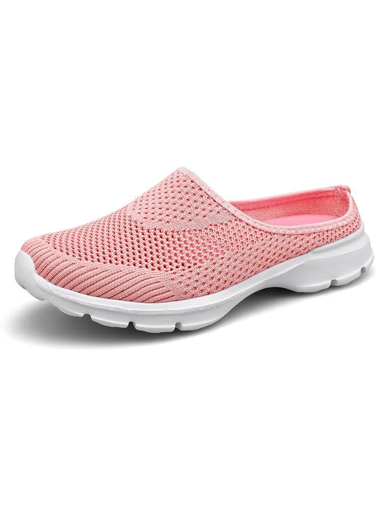 Unisex Summer Casual Slip On Half Shoes Summer Casual Mesh Comfortable Shoes