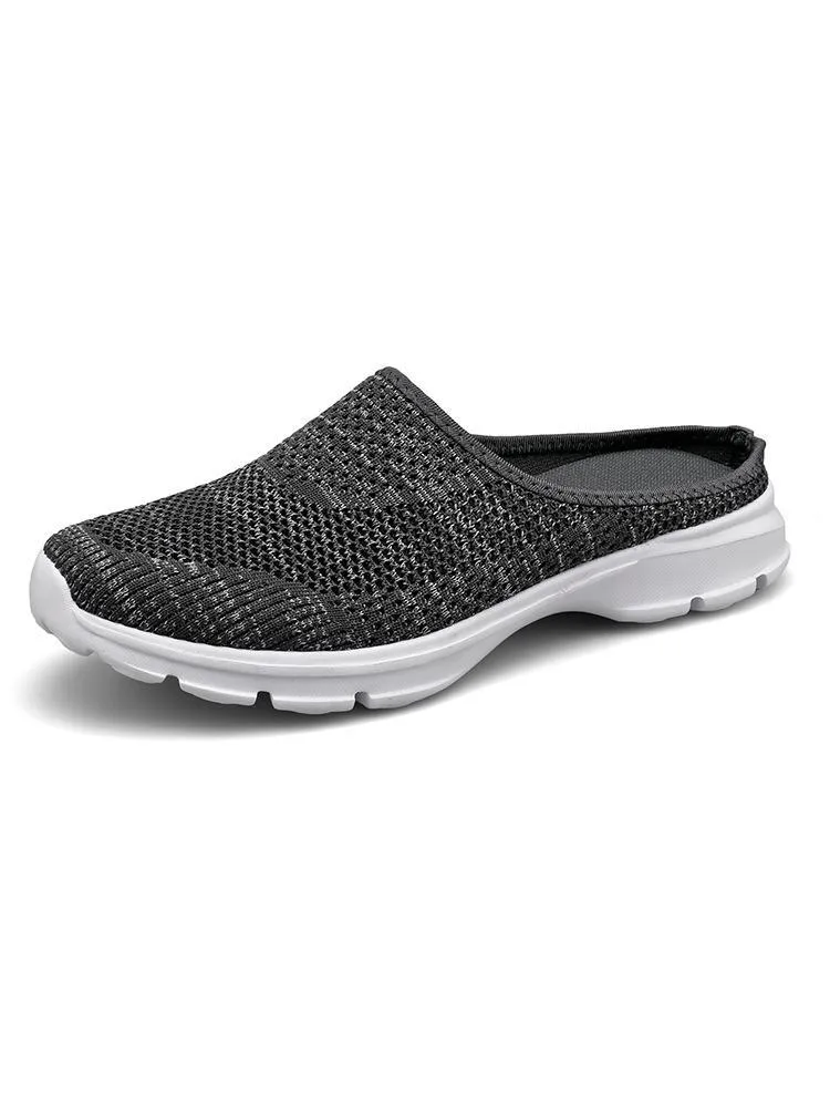 Unisex Summer Casual Slip On Half Shoes Summer Casual Mesh Comfortable Shoes