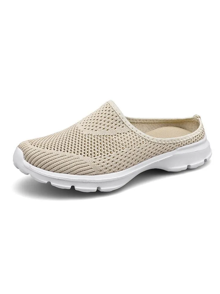 Unisex Summer Casual Slip On Half Shoes Summer Casual Mesh Comfortable Shoes