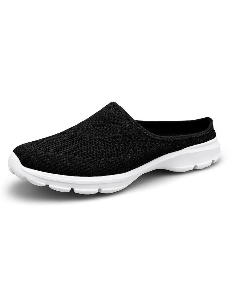 Unisex Summer Casual Slip On Half Shoes Summer Casual Mesh Comfortable Shoes