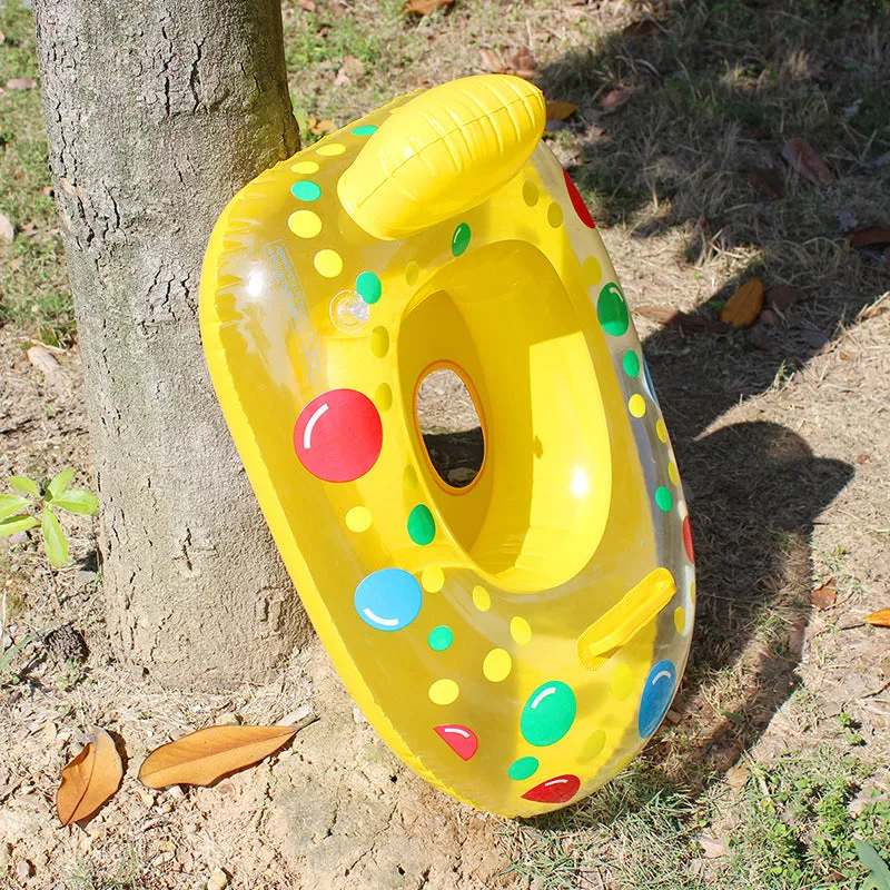 Water Inflatable Baby Day Cruiser Water Seat Boat Babies' Swimming Ring Children's Seat Ring Inflatable Swimming Pool | Brodtica.com