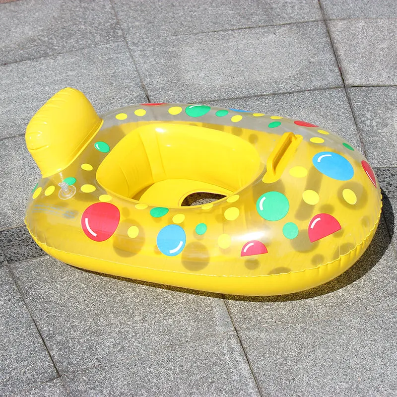 Water Inflatable Baby Day Cruiser Water Seat Boat Babies' Swimming Ring Children's Seat Ring Inflatable Swimming Pool | Brodtica.com