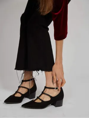 Wednesday Women's Vegan Midi Sandals | Black