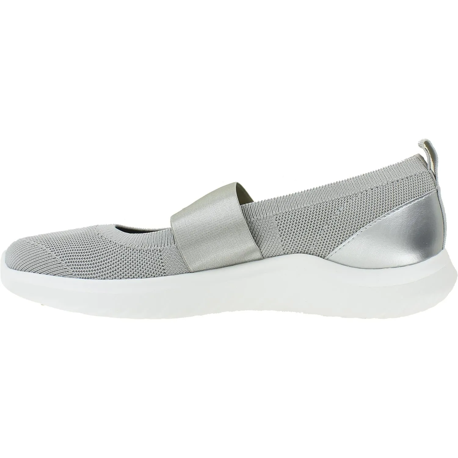 Women's Clarks Cloudsteppers Nova Sol Light Grey Knit