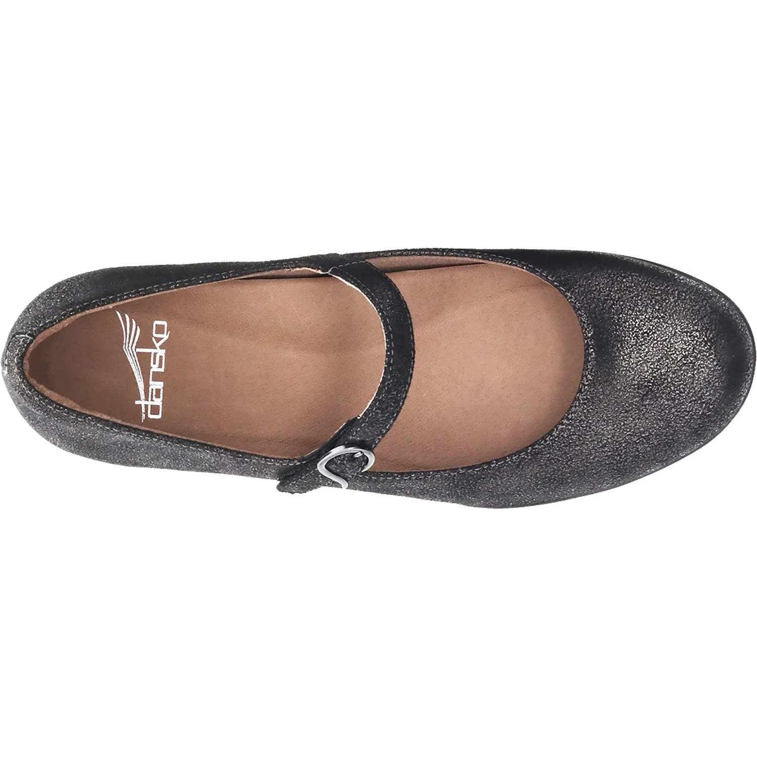 Women's Dansko Kaelyn Graphite Metallic Nappa Leather