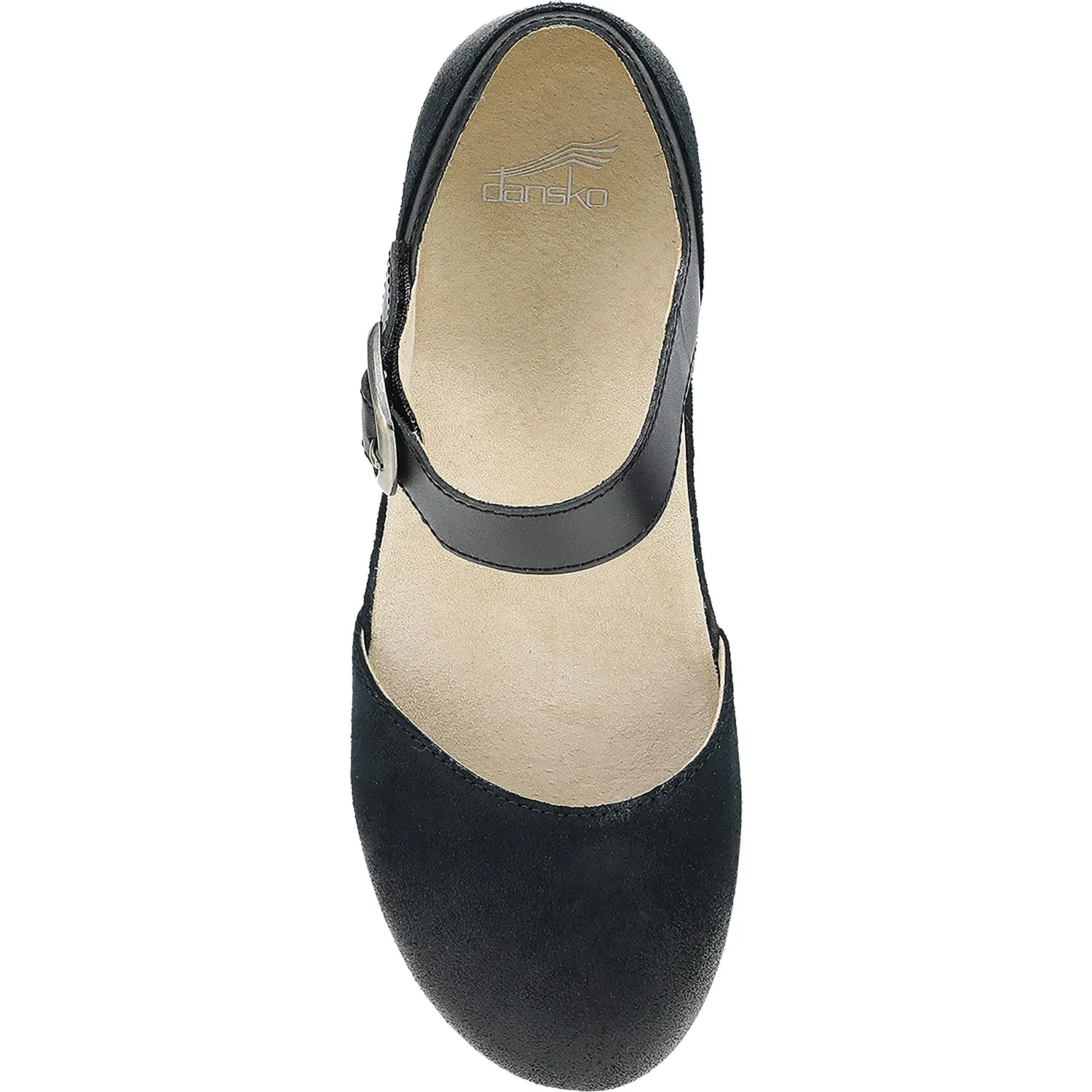 Women's Dansko Mae Black Burnished Suede