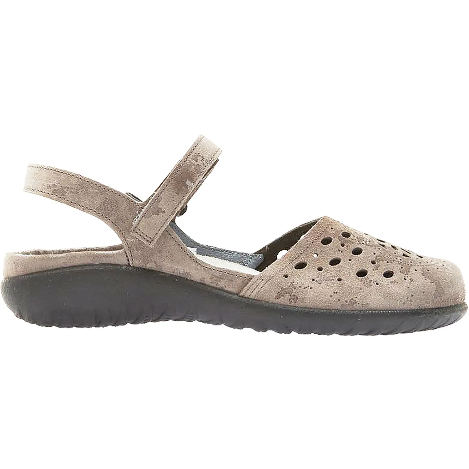 Women's Naot Arataki Grey Marble Suede