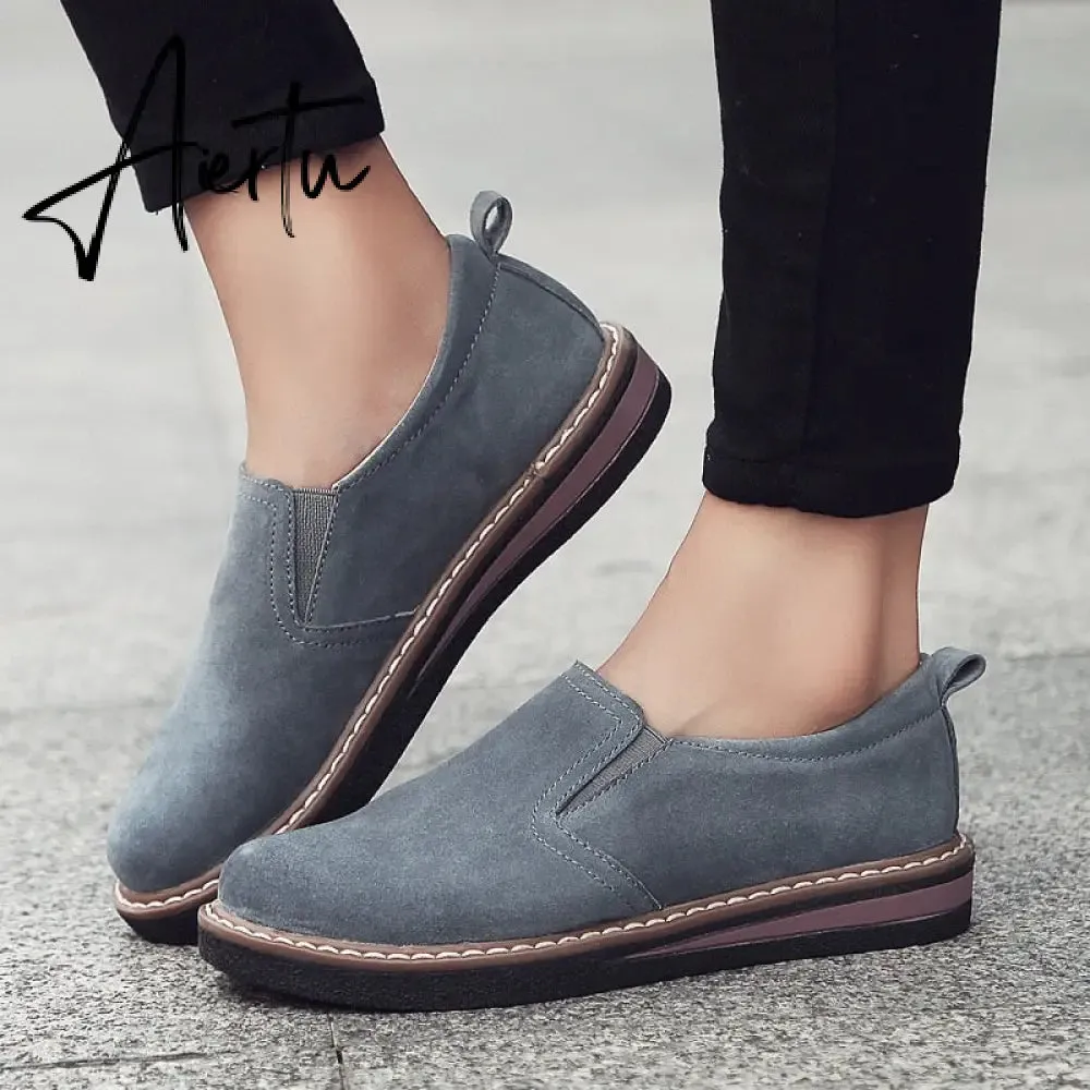 Women's Sneakers Slip on Flat Shoes for Women Fashion Female British Style Casual Loafers Vulcanized Shoes Zapatos Mujer