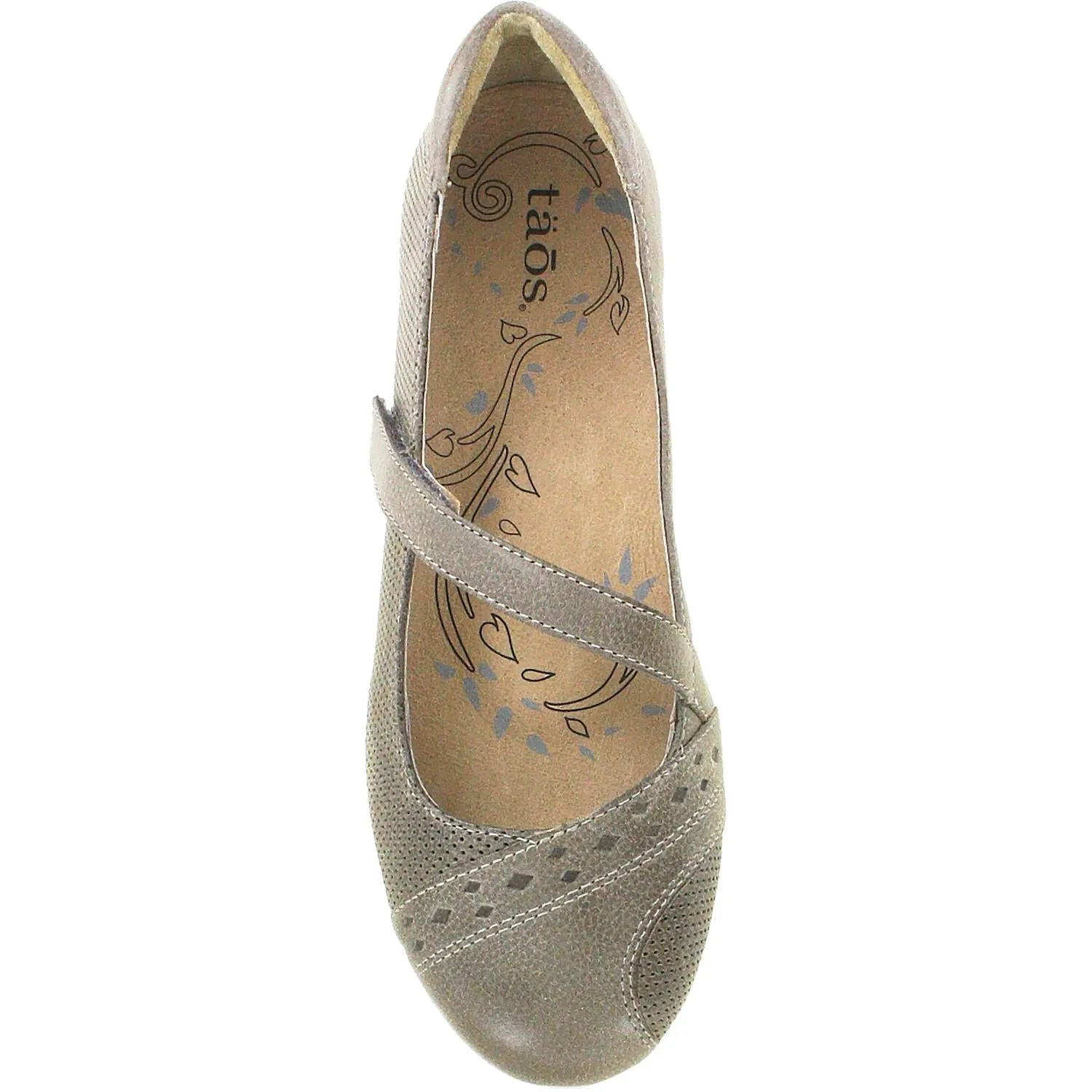 Women's Taos Scamp Grey Leather