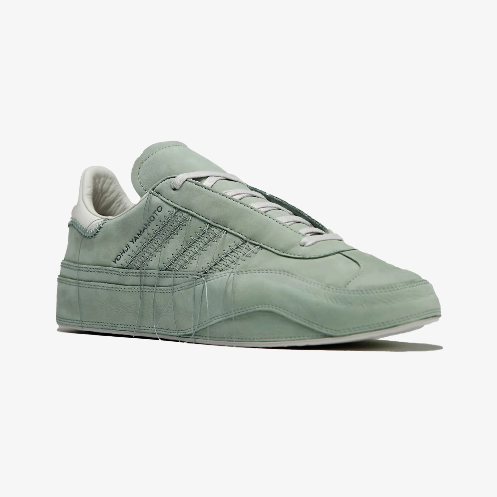 Y-3 | GAZELLE { SILVER GREEN/ OFF WHITE /LIGHT BROWN