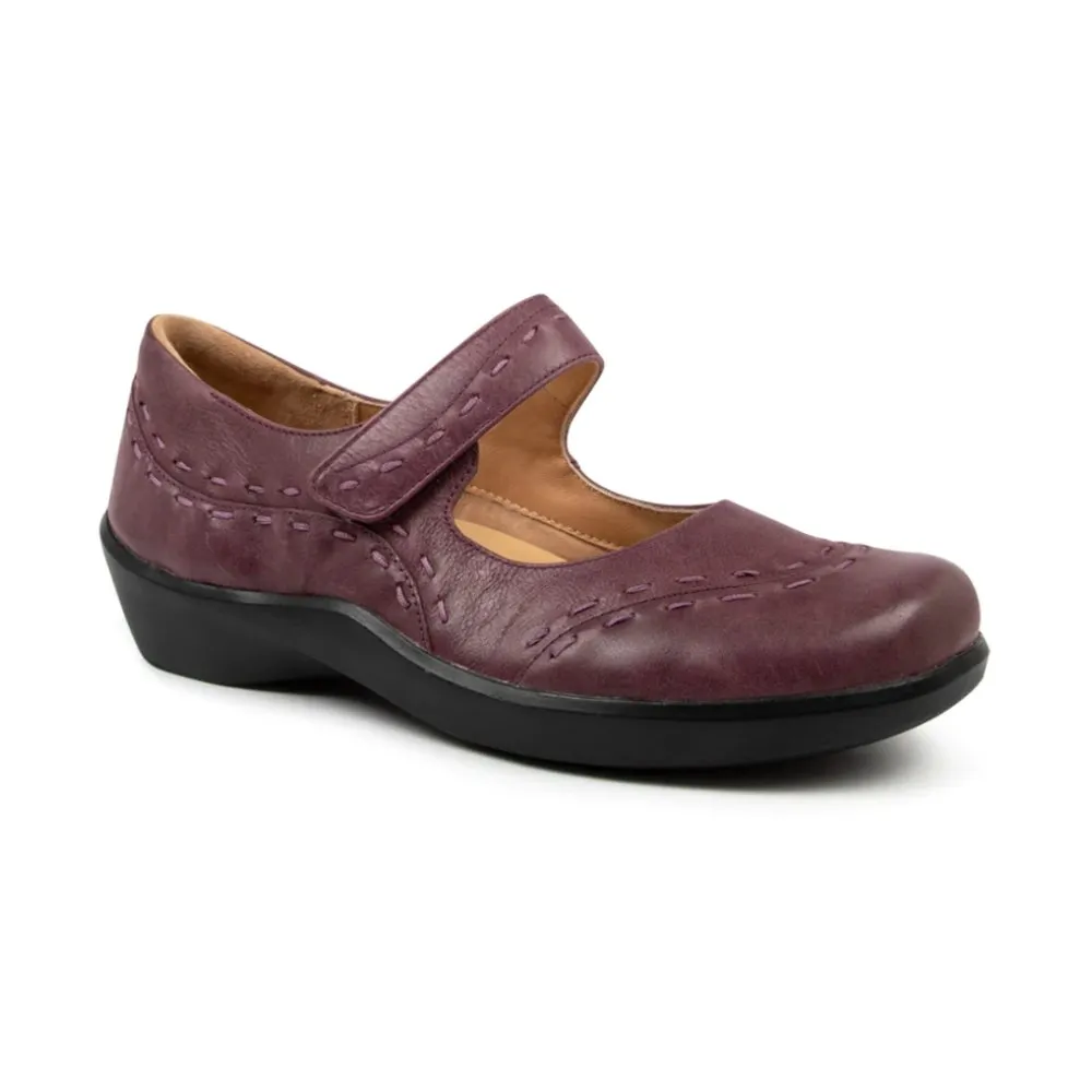 Ziera Shoes Women's Gummibear Mary Jane - Purple Leather